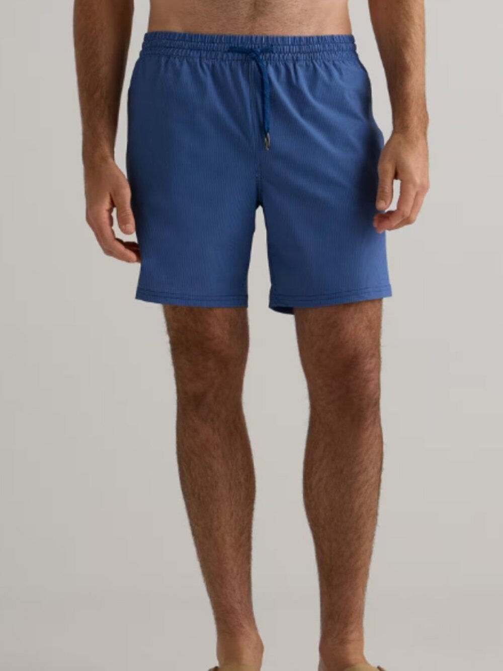 Quince Italian Swim Trucks Navy Tonal Stripe - M